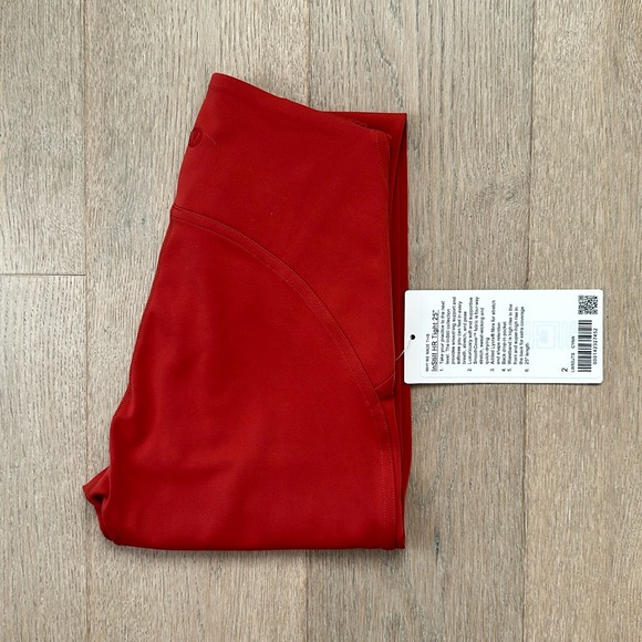instill tight 25" cayenne size 2 lululemon nwt - Picture 2 of 15